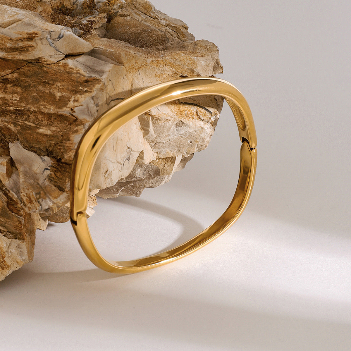 Lustrous Gold Bangle