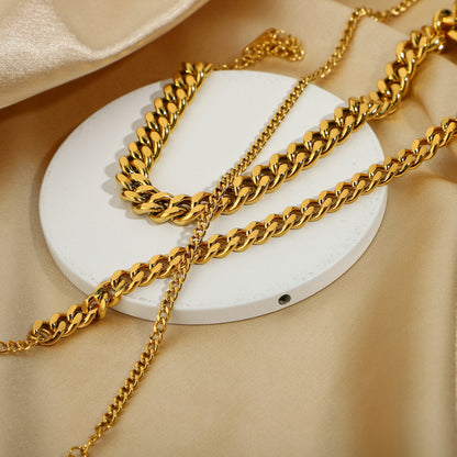 Luxe Cuban Link Gold Anklet