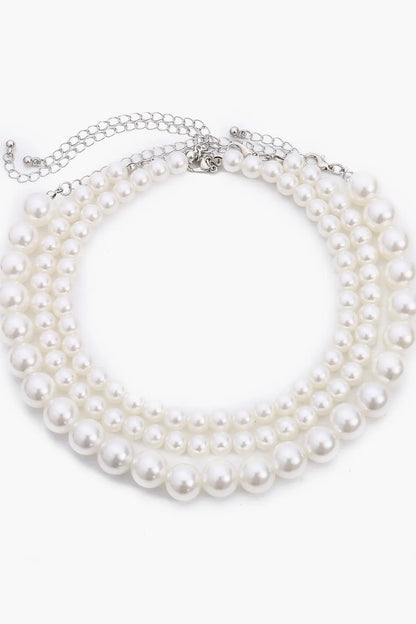 Lyla Treble Layers Pearl Necklace