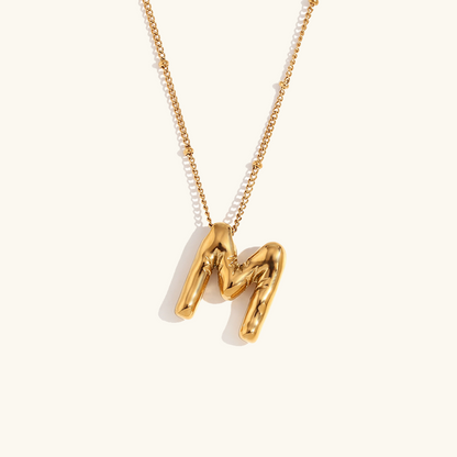 Airy Letter - Gold Initial Necklace