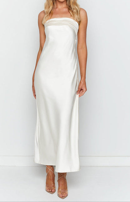 Giulia White Maxi Dress