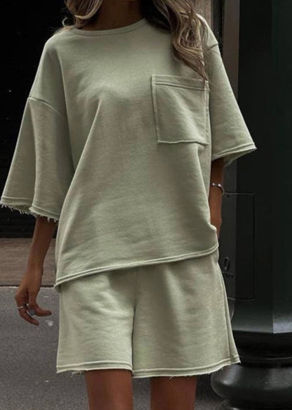 Urban Calm - Oversized Lounge Tee & Shorts Set