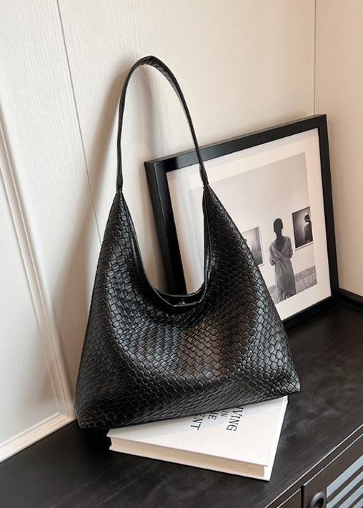 Woven Texture Hobo Shoulder Bag