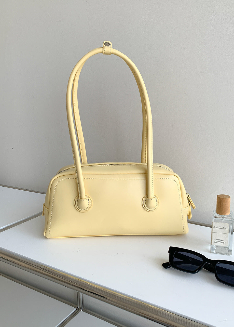 StructuRed Mini Shoulder Bag – Timeless Compact Handbag