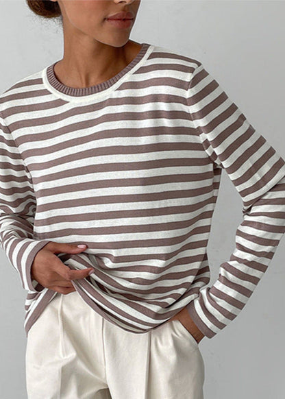 Riviera Lines - Classic Striped Knit Top