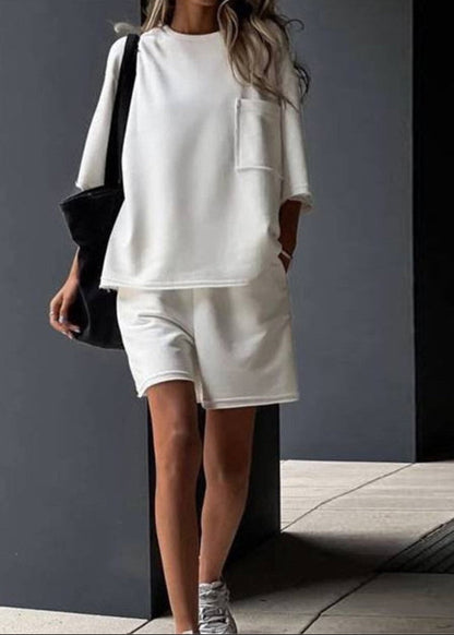 Urban Calm - Oversized Lounge Tee & Shorts Set