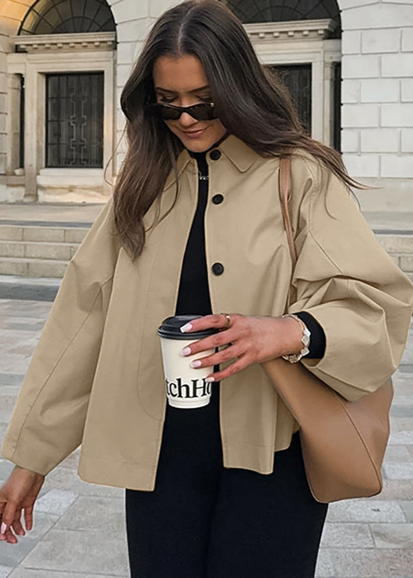 Urban Ease - Cropped Trench Jacket