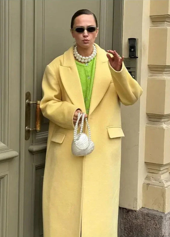 Sienna - Longline StructuRed Wool Coat