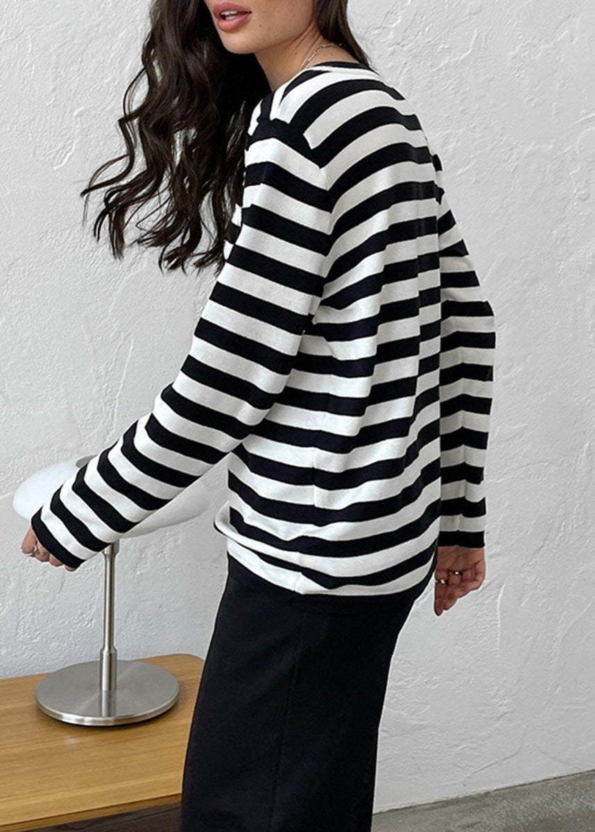 Riviera Lines - Classic Striped Knit Top