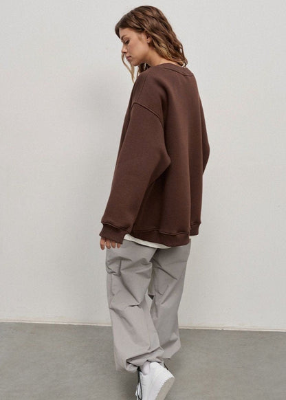 Oversized Navy Sweatshirt - Effortless Cool