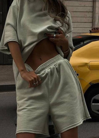 Urban Calm - Oversized Lounge Tee & Shorts Set