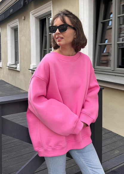 Oversized Navy Sweatshirt - Effortless Cool