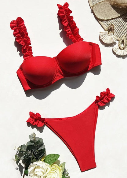 Ruffle Charm One-Piece Swimsuit