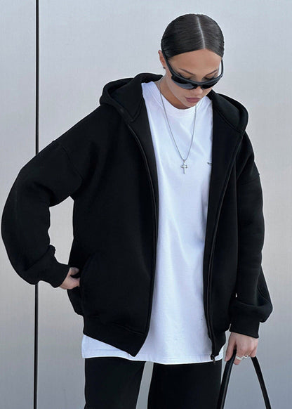 Urban Edge - Oversized Zip Hoodie & Sweatpants Set