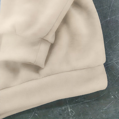 Sweatshirt Outdoor Autumn Winter Casual Loose Long Sleeve Sweatershirt Half Zipper Ladies