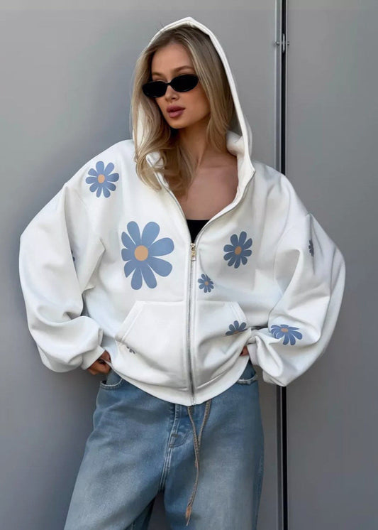Floral Oversized Hoodie