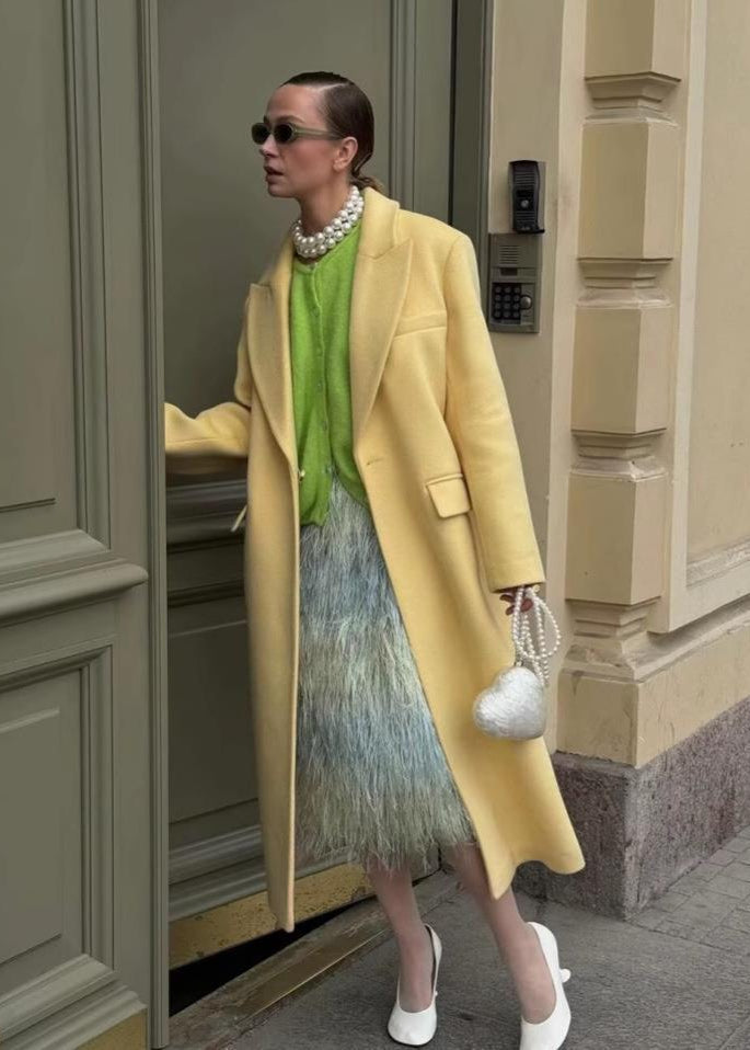 Sienna - Longline StructuRed Wool Coat