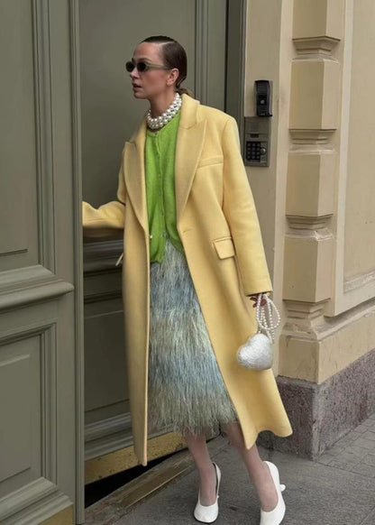 Sienna - Longline StructuRed Wool Coat