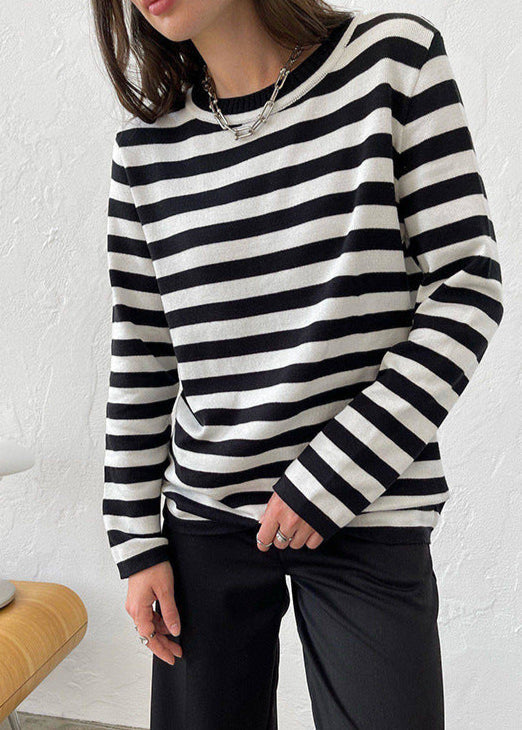 Riviera Lines - Classic Striped Knit Top