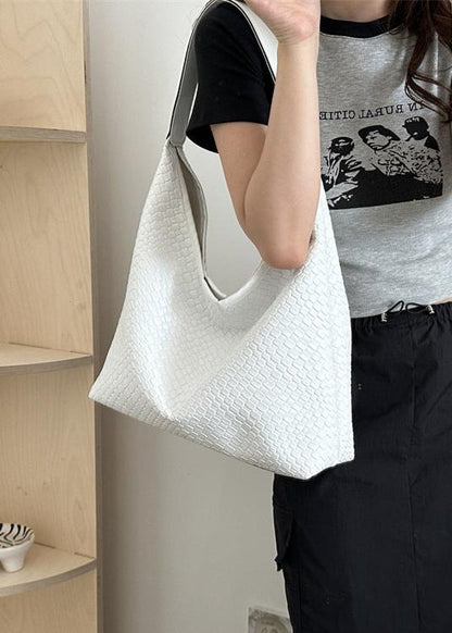 Woven Texture Hobo Shoulder Bag