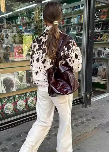 Cow Print Jacket