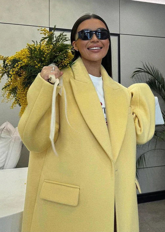 Sienna - Longline StructuRed Wool Coat