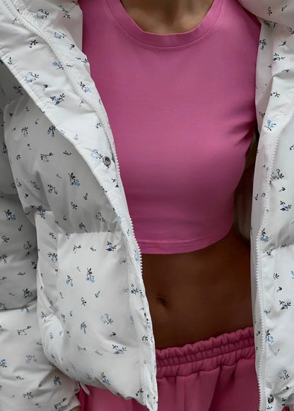 Floral Puffer Jacket