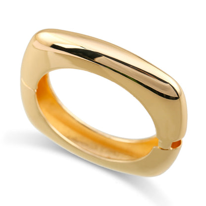NovaSquare - Bold Geometric Hinged Bangle