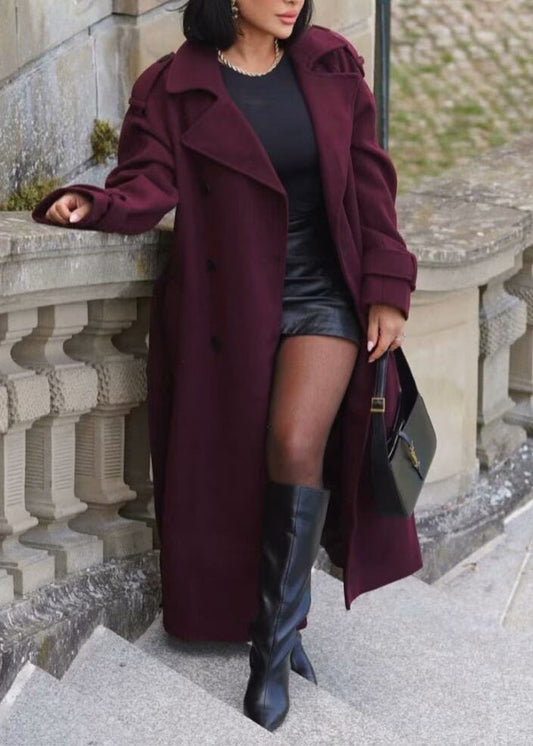 Camilla Double-Breasted Belted Trench Coat