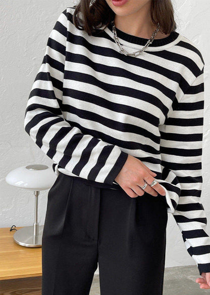 Riviera Lines - Classic Striped Knit Top
