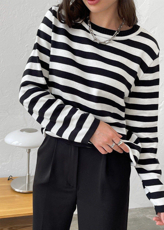 Riviera Lines - Classic Striped Knit Top