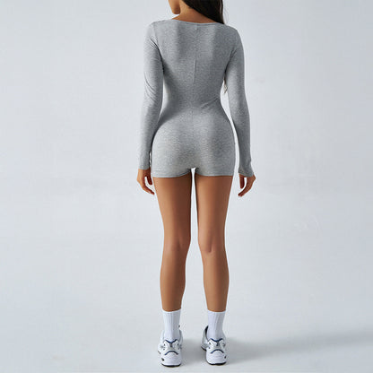 Autumn Winter Jumpsuit Casual Sports Skinny Yoga Clothes Women Clothing