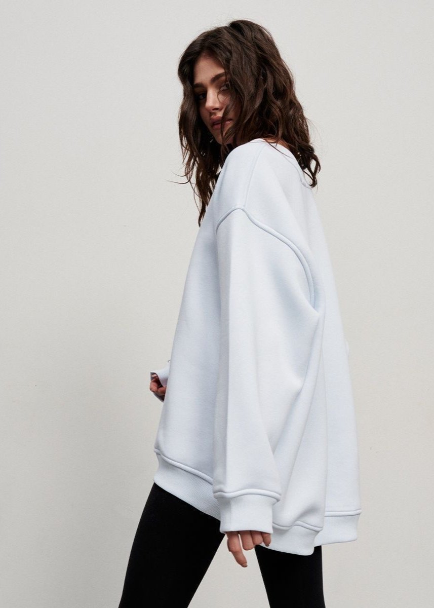 Oversized Green Sweatshirt - Relaxed Street Style