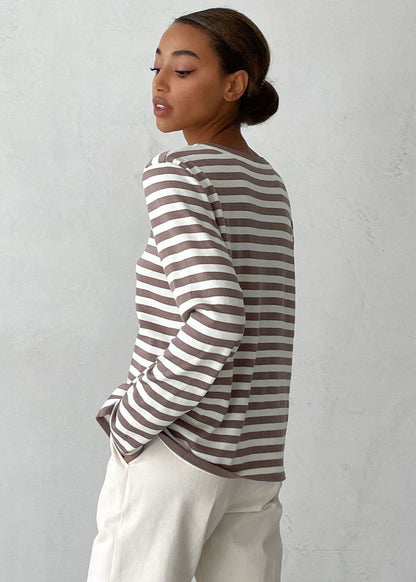 Riviera Lines - Classic Striped Knit Top
