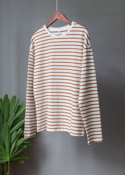 Sienna Coast - Rust Stripe Long Sleeve Tee