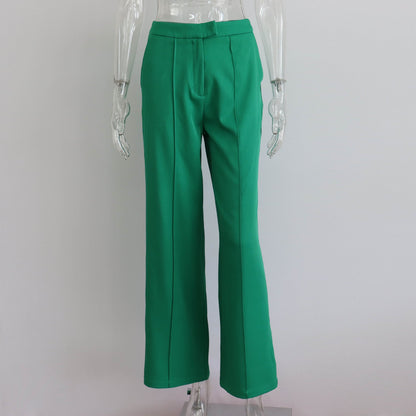 Conjunto de traje blazer, chaleco, pantalones rectos, conjunto de tres piezas, otoño invierno, conjunto de oficina para mujer