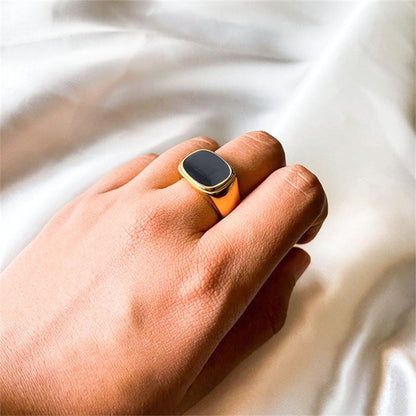 Onyx Signet Ring