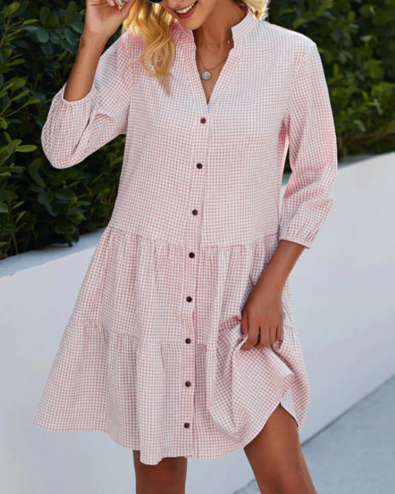 Casual Women's Midi Blouse Dress | Great for Everyday Wear