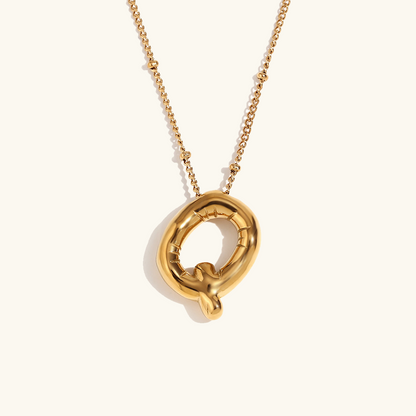 Airy Letter - Gold Initial Necklace