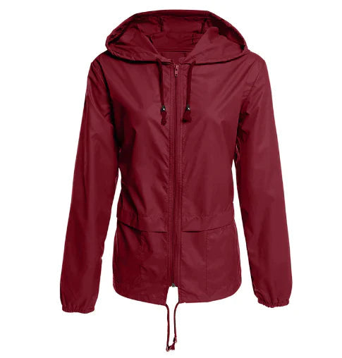 Classic Casual Waterproof Outdoor Rain Jacket for Women | Great for Outdoor Activities
