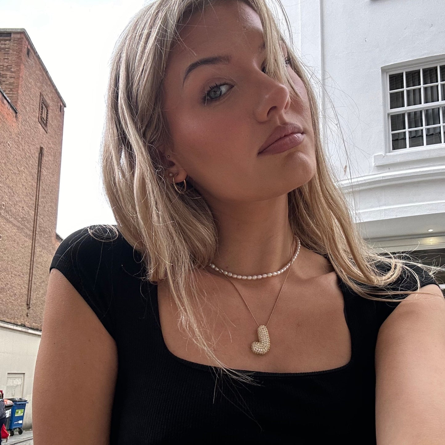 Radiant Initial Pendant Necklace