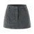 2 Pieces 1 Set  CHILL Notched Tweed Weave Oversized Blazer High Waist Package Hips A-line Mini Skirt Suits Matching Gray