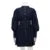 Casual Women’s Denim Blue Mini Dresses O-neck Long Sleeved Cinched High Waist Lace Up Dresses 2025 Spring Lady A-line Vestidos