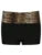 Contrast Animal Stripe Waist Slim Black Shorts For Women Summer Fashion Skinny Sexy Hot Short Pants Rave Baddie Outfits