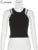 Y2K Suspender Sexy Patchwork Tank Top Women Summer Camisole Sleeveless Slim Vest Casual Solid Lady Streetwear  New