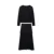 Autumn New Women’s Clothing Style Slimming Asymmetric Knitted Coat Small Folded Splicing Skirt Set