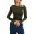 2000s y2k Crop Tops Women Spring Autumn Solid Color Round Neck Long Sleeve Tshirt Casual Tees Basic Clothing Streetwear