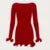 Autumn New Knitted Mini Dress For Women Fungus Contrast Color Slim Sweater Dress Elegant Female Party Clothes Long Sleeve