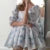 Women Kawaii Puff Sleeve Tulle Princess Dress Vintage Off Shoulder Square Collar Mini Dress Puffy Mesh Party Prom Evening Dress