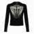 Y2k Darkly Retro Zip Up Hooded Coat Long Sleeve Basic Women s Fashion Chic Diamonds Print Sweats Cardigan
